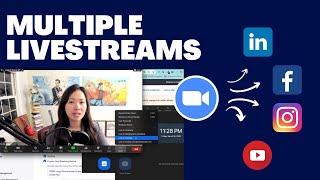 How to Stream to Multiple Platforms from Zoom using Restream for FREE!