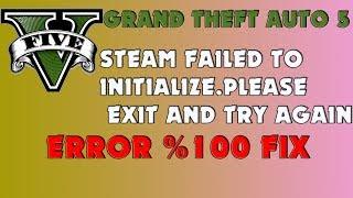 [STEAM FAILED TO INITIALIZE.PLEASE  EXIT AND TRY AGAIN] %100 ERROR FIX