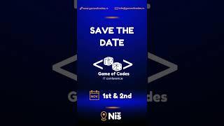 IT Conference "Game of Codes" - Coming soon - Save the date!