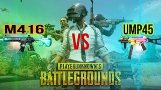 M416 vs UMP45 PUBG MOBILE / Какое оружие лучше ПУБГ МОБАЙЛ ?