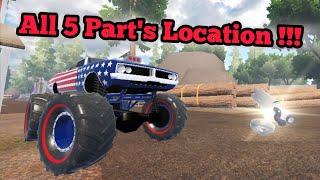 Roblox Drive World | All 5 part's location for 27th update in DW !!!