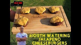 WOW !! Smoking Homemade Cheeseburgers on your GMG Pellet Smoker.