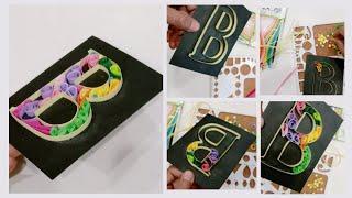 Quilling letter B Step By Step How to Create Quilling Letters