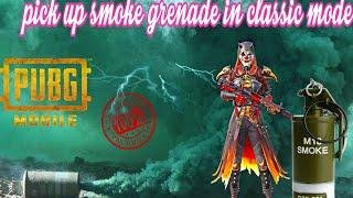 Pick up smoke grenade in 2 match in classic mode.(jutt noob gaming)#pubg#pubgmobile #mission