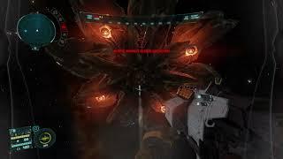 Elite Dangerous on foot Thargoid battle.