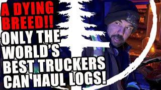 LEARN From The BEST: A 30 Year Log Hauling Veteran Makes Every Day Look Easy! PART 1 (of 2) #logging