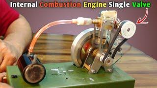 World's Smallest  TRANSPARENT  Petrol Engine Homemade || NEW IDEA 