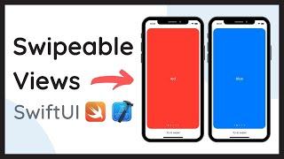 How to create Swipeable View Pages on iOS with SwiftUI (Xcode)