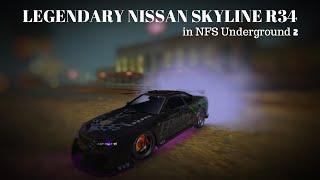 Legendary Nissan Skyline GTR R34 NEED FOR SPEED UNDERGROUND 2 Gameplay With Background Music #19