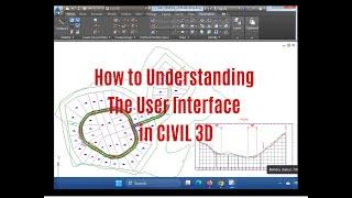 How To Understanding the User Interface in civil 3d #autocadcivil3d #autodesk #3dmodelingsoftware