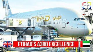 TRIP REPORT | First Time on Etihad A380! | London to Abu Dhabi | ETIHAD Airbus A380
