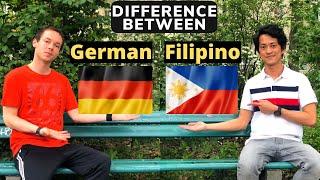 DIFFERENCE BETWEEN GERMAN AND FILIPINO: things i have learned