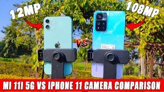 Mi 11i 5G Vs iPhone 11 Camera Comparison|  Mi 11i 5G Vs iPhone 11 Camera Test | Video + Photos Test