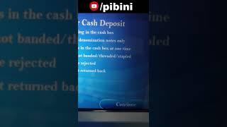 Quickly Deposit $ in BOI CDM #BOI #pibini #shorts