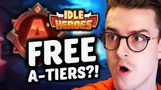 You could get an A-TIER for FREE this week in IDLE HEROES