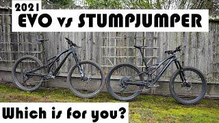 2021 Specialized Stumpjumper vs Stumpjumper Evo | Which is for you?