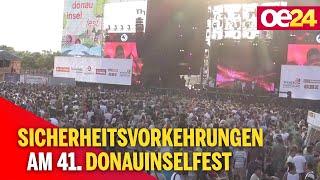 Sicherheitsvorkehrungen am 41. Donauinselfest