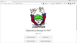 Installer Composer, le gestionnaire de dépendances PHP, sur Windows