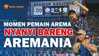 Abelion,Maringa, Evan Dimas Pengen Dadi Dirijen! - Pemain Arema Nyanyi Bareng Aremania