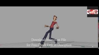 Sneak Walk Malcolm- Download Free 3D Maya Animation File