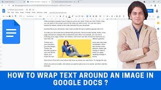 How to wrap text around an image in google docs?