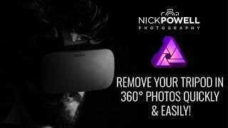 How To Remove Your Tripod in 360 Virtual Tour Photos - Affinity Photo
