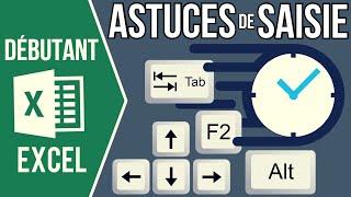 EXCEL POUR DÉBUTANT - 9 ASTUCES DE SAISIE GAIN DE TEMPS (Retour à la ligne manuel, reproduire...)