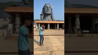 Finally reached my dream destination Adiyogi Shiva statue #solotravel #viral #vlog  #youtubeshorts