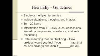 Exposure & Response Prevention Therapy for Adults with OCD