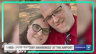 Florida family urges wheelchair 'battery awareness' at airport