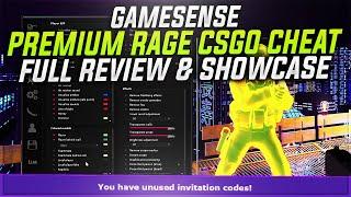 SO YOU WANT A GAMESENSE INVITE.. | CSGO CHEAT REVIEW OF THE #1 RAGE CLIENT