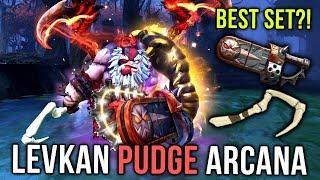 Levkan BEST PUDGE Player?! with ARCANA and BEST SET - Dota 2