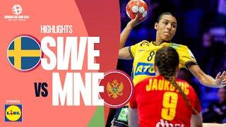 Sweden  Montenegro | Highlights | Women’s EHF EURO 2024