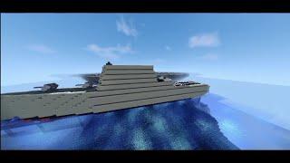 USS zumwalt,USS Gerald R.ford ,USS Missouri in Minecraft |Minecraft bedrock edition