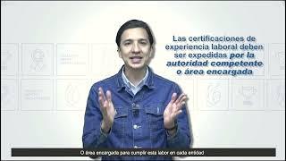 Te enseñamos cómo certificar tu experiencia laboral y de educación #ProcesoSecciónCNSC Territorial 8