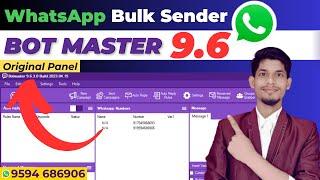 Botmaster 9.6 Updated Version | WhatsApp Bulk Sender With Button  #botmaster