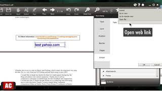 Stamp PDF with Hyperlinks on Windows-Debenu PdF Tools Pro