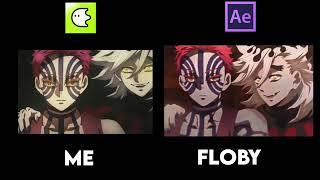 my blurrr app vs after effects | Floby Remake [AMV/Edit]