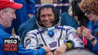 Astronaut who spent a year in space discusses readjusting to life back on Earth