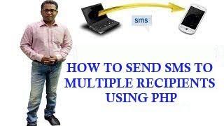 PHP script for sending SMS to multiple recipients .