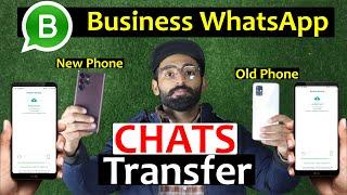 WhatsApp Business Transfer From Old Phone to NEW Phone (100%) | Business WhatsApp Transfer