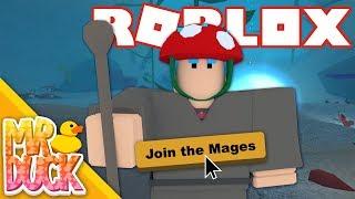 Roblox Vesteria Alpha - I JOINED THE MAGE FACTION!