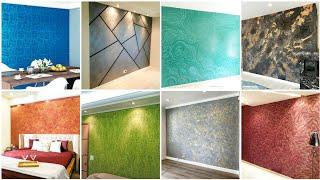 Texture Design for Wall Painting Wall Texture Designs for Hall/Living Room|| Home interior