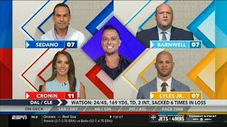 Around The Horn reaction to Deshaun Watson, Browns blowout by Dak Prescott, Cowboys in Week 1