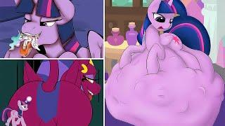 WAIT!! TWILIGHT IS NOT FOOD!!! ️ (Giant Pony Friendship Buffet)