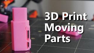 How to design 3D Printable Hinges - Make moving parts!