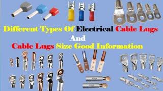 Different Type Of Cable Lugs Sizes ।। Cable Lugs Types And Name