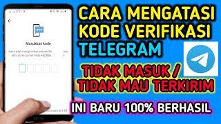 cara mengatasi kode verifikasi telegram tidak masuk / tidak mau terkirim | ini baru 100% berhasil