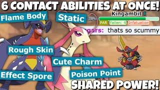 FULL CONTACT ABILITY TEAM IS EVIL IN SHARED POWER! POKEMON SCARLET AND VIOLET