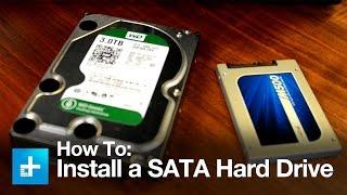 How to Install a SATA Hard Drive